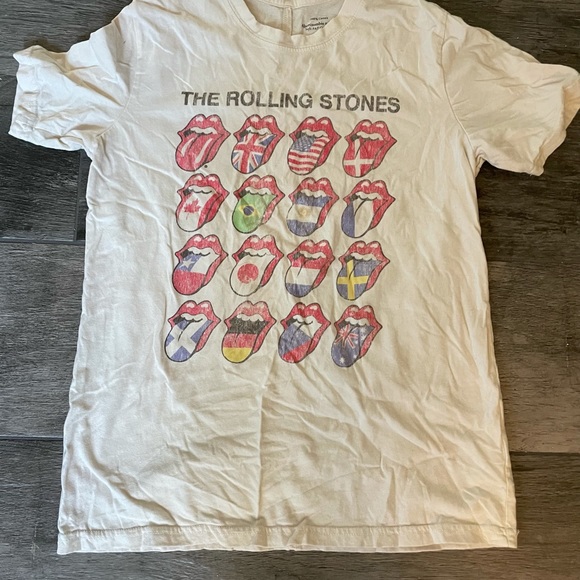 Abercrombie rolling stones shirt Outlet